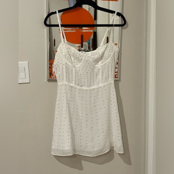 Superdown Embellished Rbinestone mini dress - Picture 2 of 7